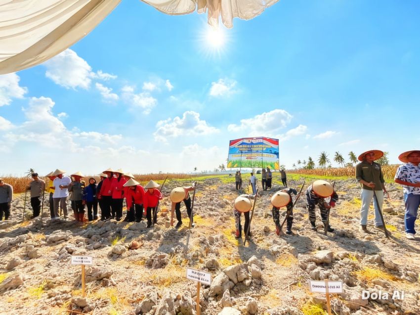 Polres Tanjungbalai Gelar Tanam Jagung Serentak Kuartal I 2026