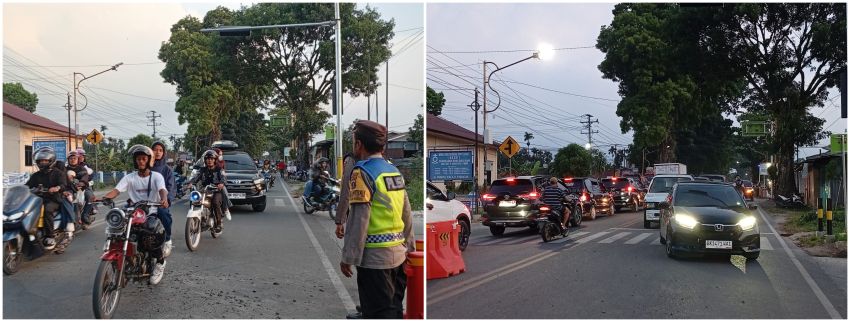 Arus Balik di Jalan Parapat Siantar Padat, One Way Diterapkan