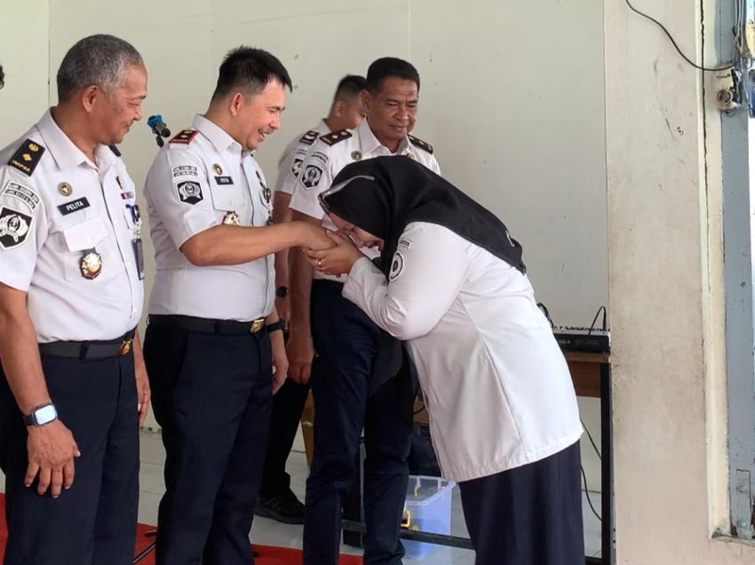 Perkuat Soliditas Internal, Lapas TBA Gelar Halal Bihalal Bersama Jajaran