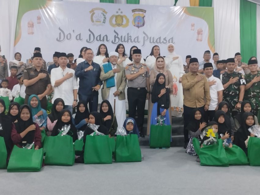 Doa dan Buka Puasa Bersama, Kapolrestabes Medan Imbau Warga Tidak Panic Buying