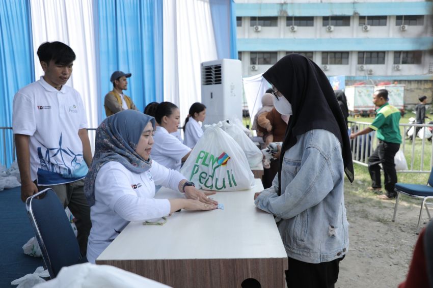 PLN UID Sumut Gelar Pasar Murah Ramadan, Sediakan 1.200 Paket Sembako Terjangkau