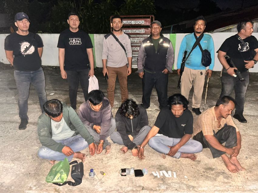 Polres Simalungun Ungkap Peredaran Narkoba, 5 Tersangka Ditangkap