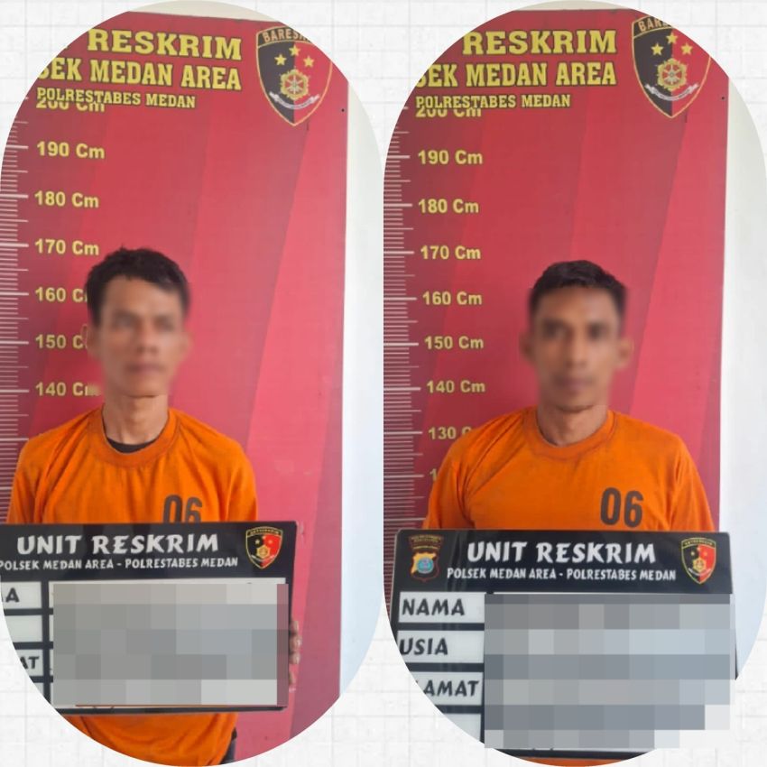 Polsek Medan Area Ringkus 2 Pelaku Pembobolan Klinik Gigi