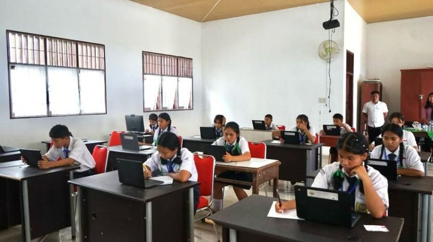 Siswa Kelas 9 SMP N 1 Tarutung Ikut TKA 2026 demi Raih Sertifikat SHTKA