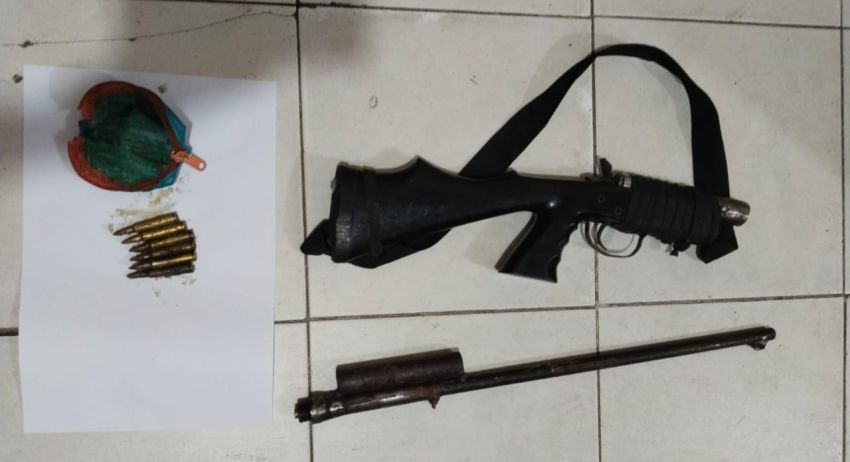 Residivis Todong dan Letuskan Senjata Ke Warga di Palas