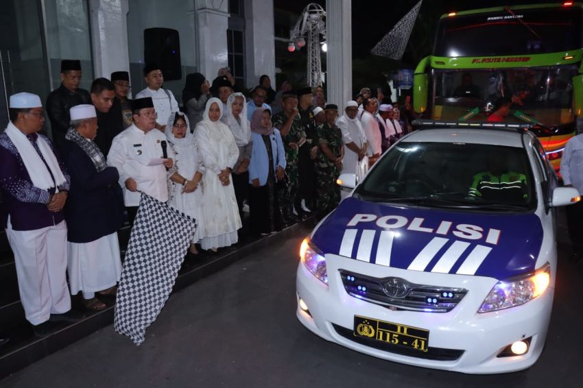 Tangis Haru Iringi Pemberangkatan Jemaah Haji Siantar, Kapolres Pastikan Pengamanan Maksimal