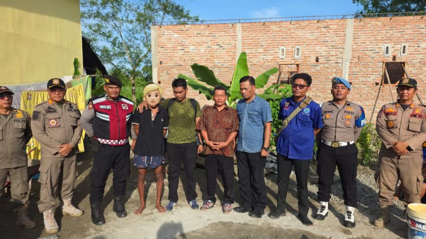 Oji diamankan Polres Tanjungbalai saat Operasi GSN di Pulau Simardan