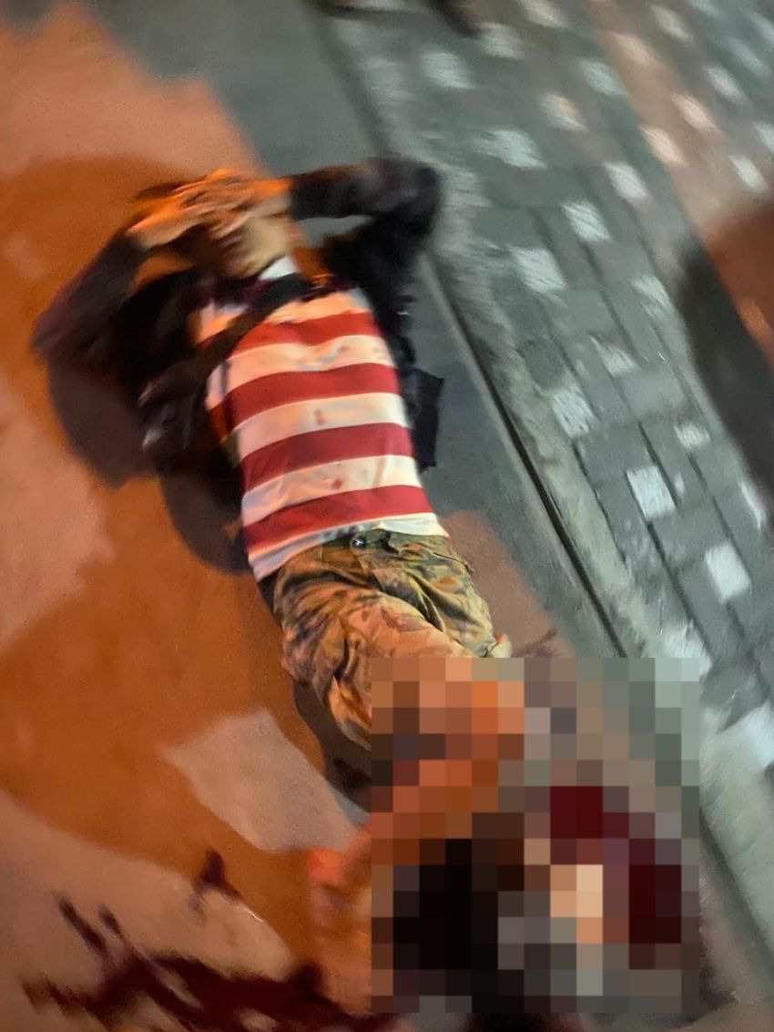 Tukang Giling Bakso Bersimbah Darah Dibantai Gerombolan Geng Motor di Medan Helvetia