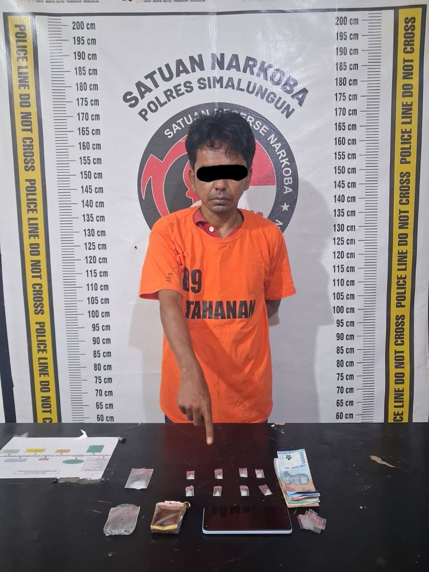 Polisi Tangkap Terduga Pengedar Sabu di Simalungun