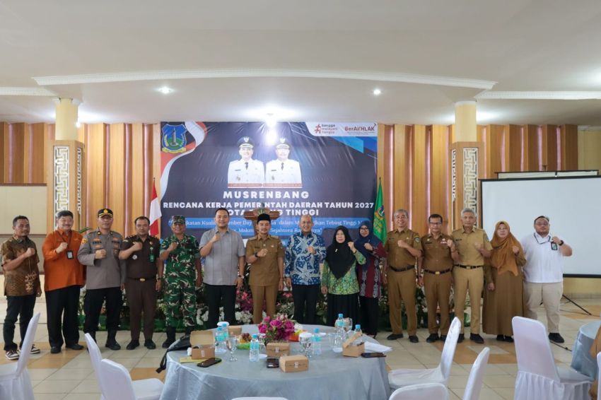 Musrembang RKPD Tahun Tebingtinggi Tahun 2027, Prioritaskan Peningkatan Kualiatas SDM