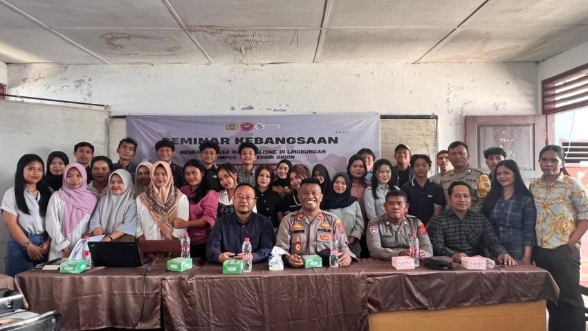 Kapolsek Siantar Selatan Tekankan Kamtibmas dalam Seminar Kebangsaan di Politeknik Gihon