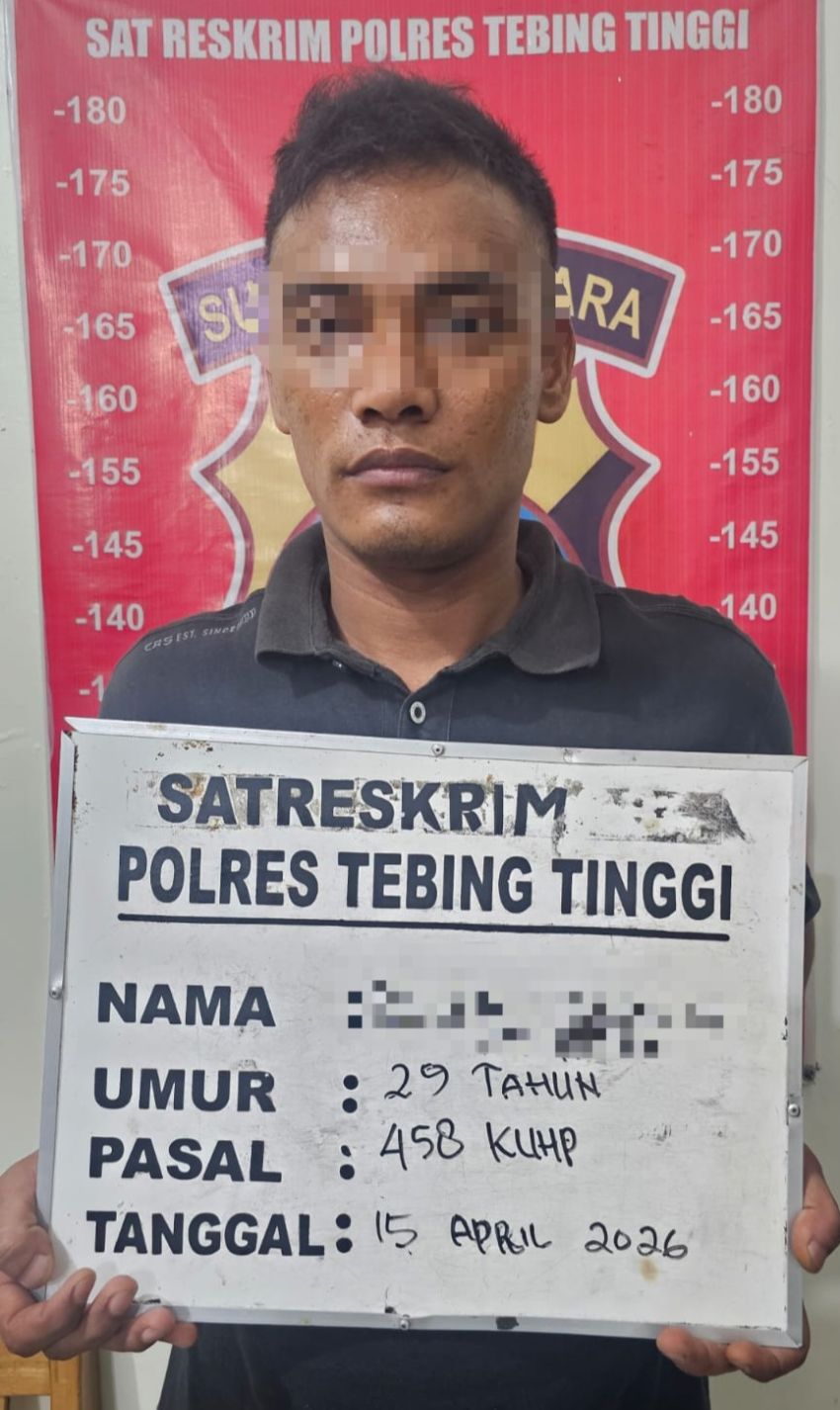 Kurang dari 24 Jam, Polres Tebingtinggi Bekuk Pelaku Penikaman di Kabupaten Batubara