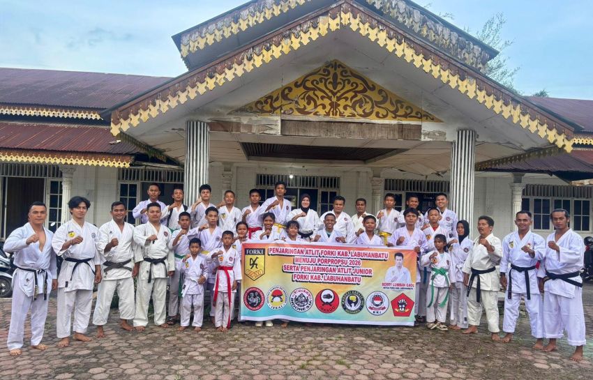 Forki Labuhanbatu Jaring Atlet Karate Terbaik Hadapi Porprovsu 2026