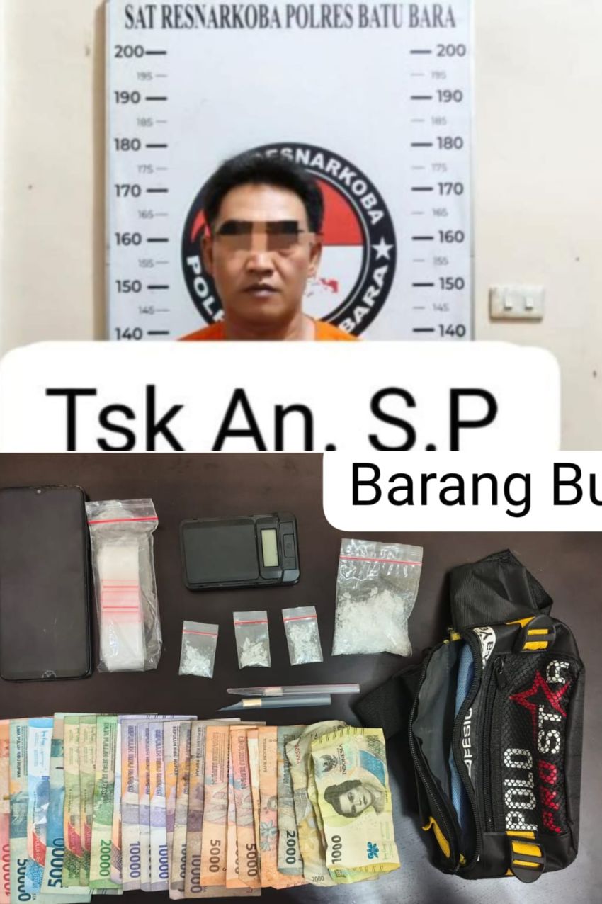 Satresnarkoba Polres Batubara Ungkap Kasus Peredaran Narkotika Di Sei Balai