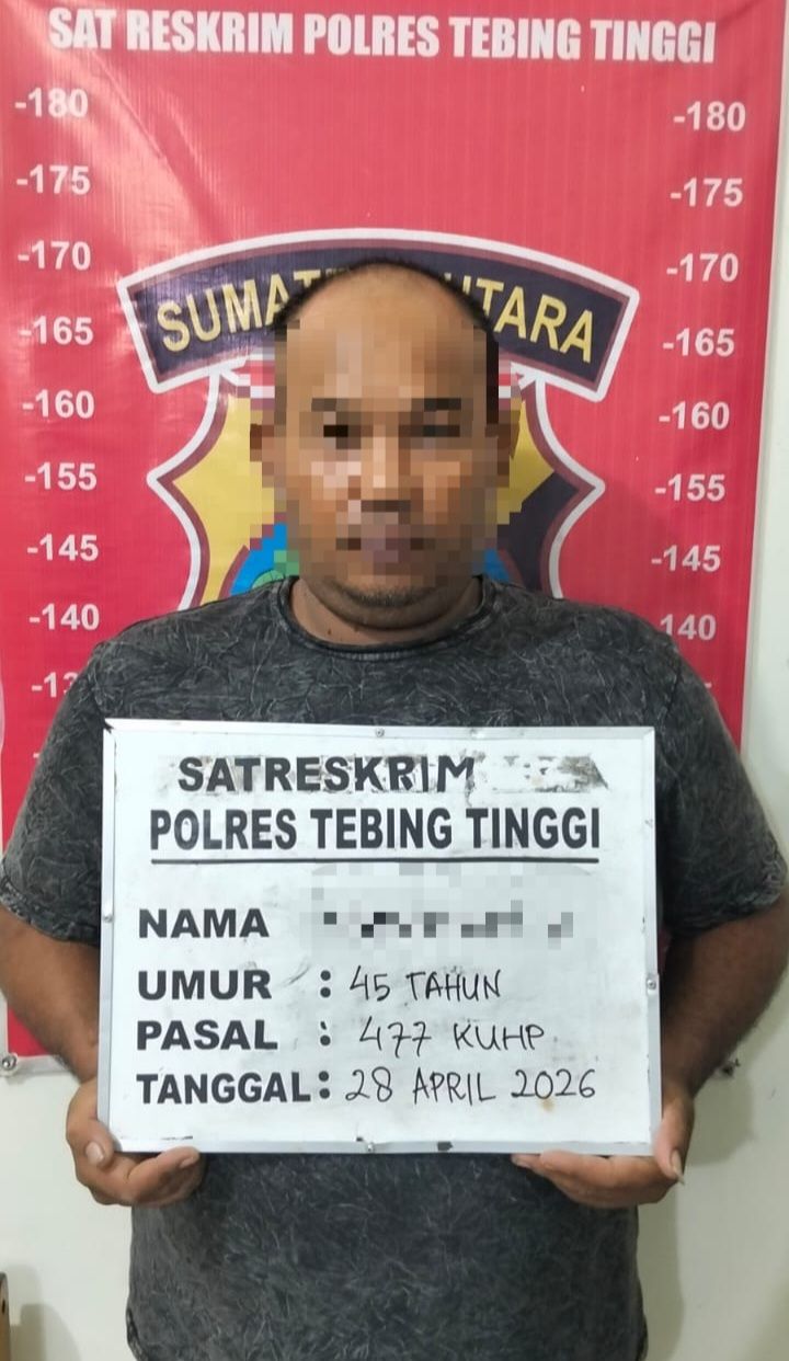 Pelaku Spesialis Curanmor Diringkus Polres Tebingtinggi di Medan