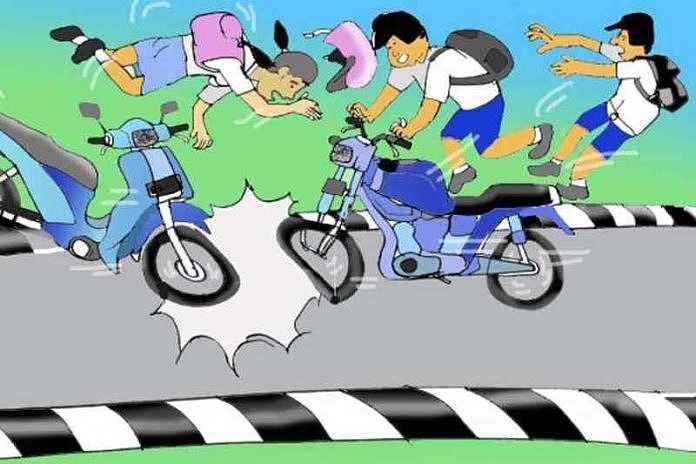 Tabrakan Libatkan 2 Sepedamotor di Balige, Satu Tewas