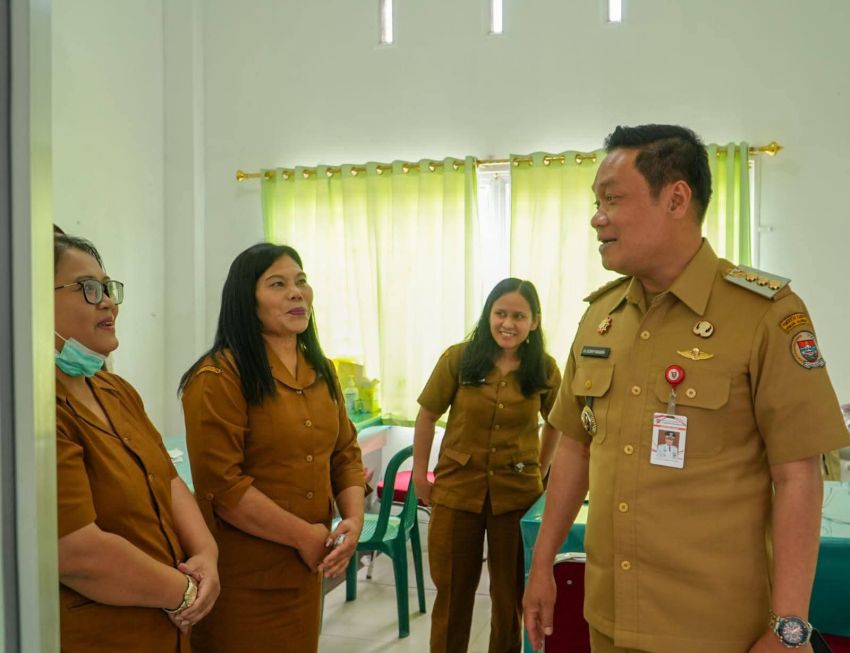 Bupati Humbahas Sidak ke Puskesmas Matiti, Tekankan Pelayanan Prima