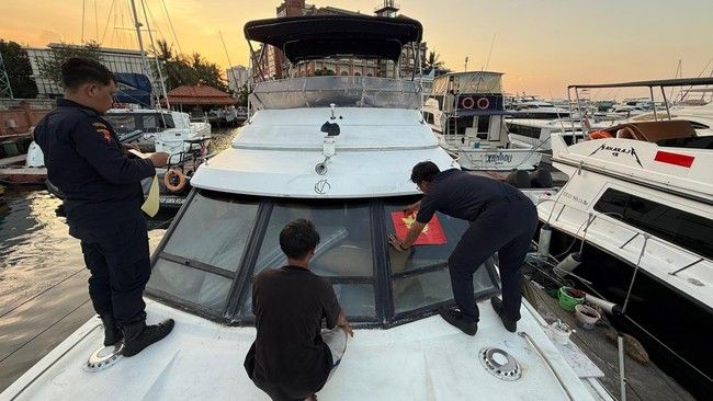 29 Kapal Yacht di Jakarta Diduga Langgar Pajak Disegel Bea Cukai
