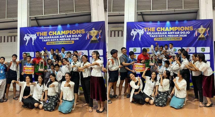 SD Budi Murni 2 Medan Juara II Umum Kejuaraan Karate TAKO Kota Medan