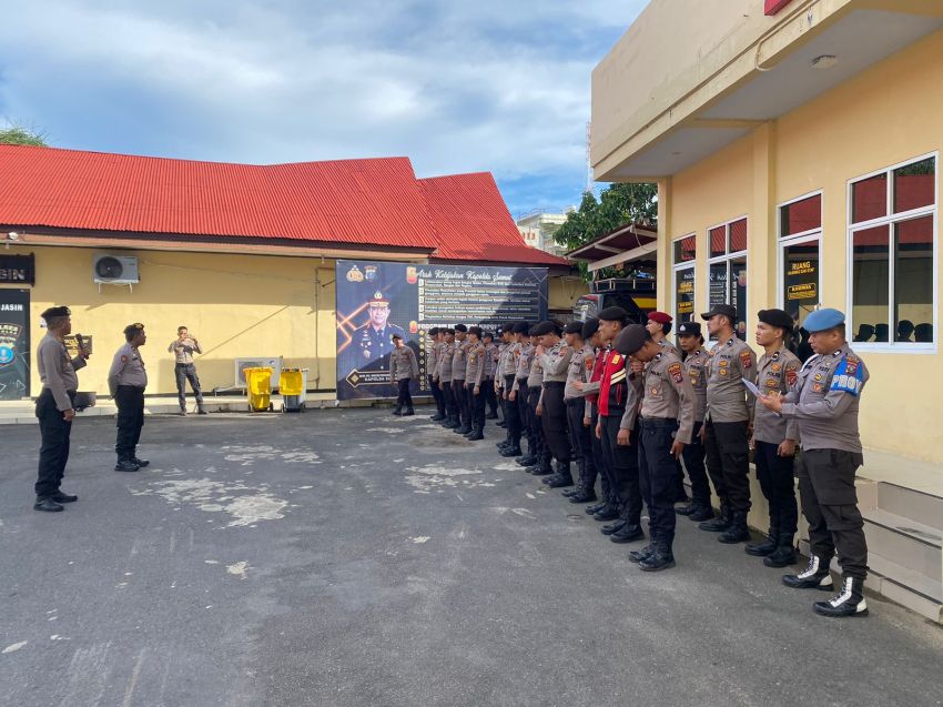 Personel Polres Sibolga Intensif Ikuti Latihan Rutin Dalmas