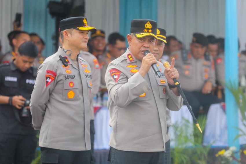Kapolda Sumut Tinjau Simulasi Sispamkota, Kesiapan Personel Diuji