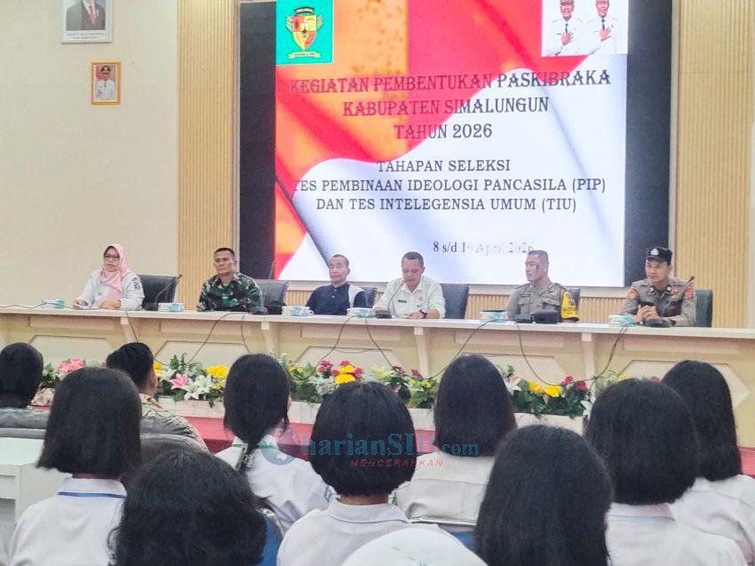 222 Peserta Ikuti Seleksi Paskibra Simalungun