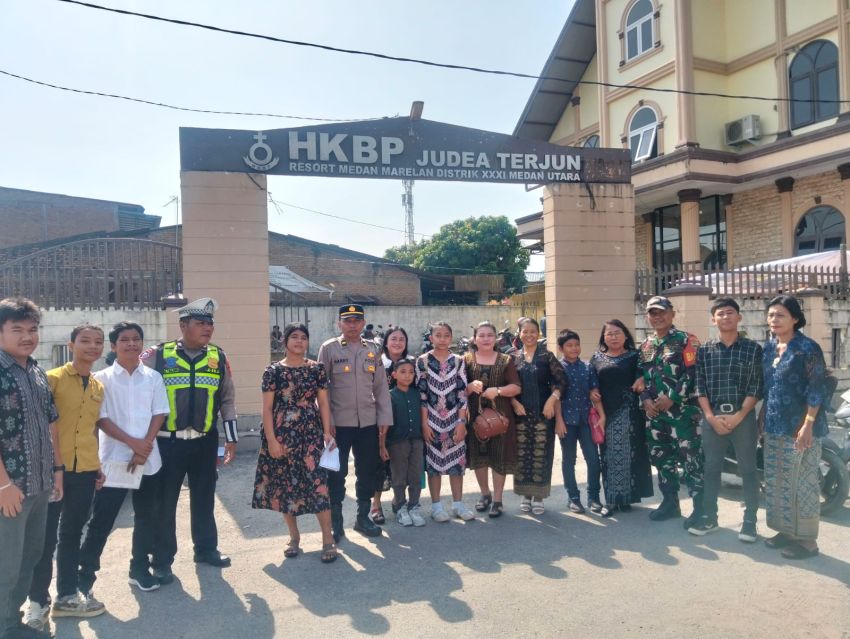 Ibadah Jumat Agung di Medan Utara Kondusif