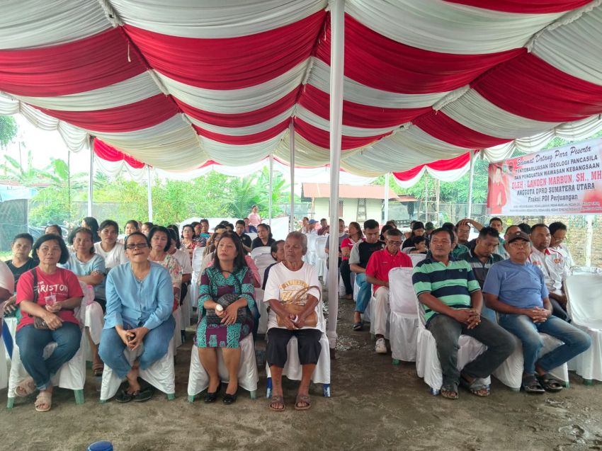 Landen Marbun Sebarluaskan Ideologi Pancasila dan Penguatan Wawasan Kebangsaan