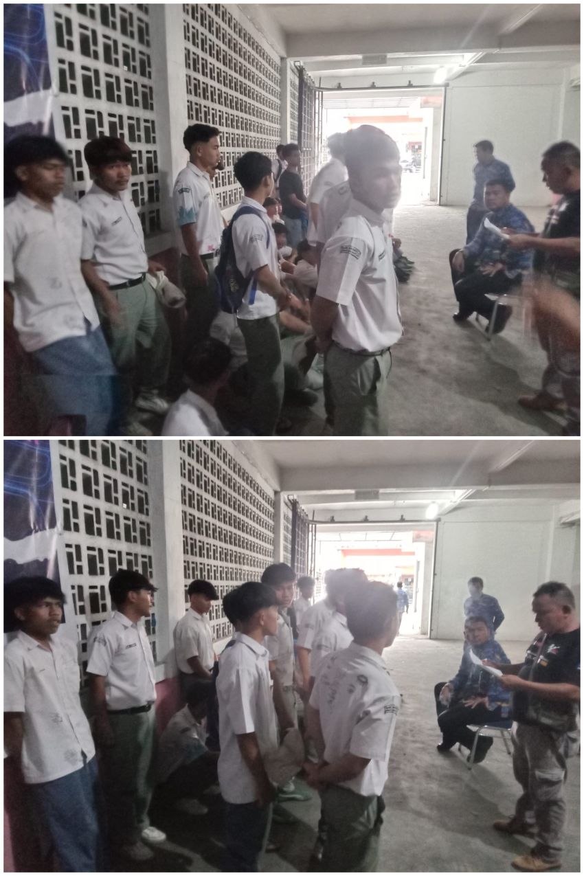 Puluhan Siswa SMK Terjaring Tim Patroli Sekolah Dinas Pendidikan Pematangsiantar