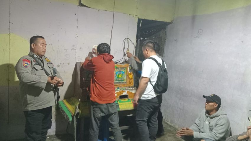 Gerebek Sarang Judi dan Narkoba, Polsek Pancurbatu Amankan Lima Mesin Judi