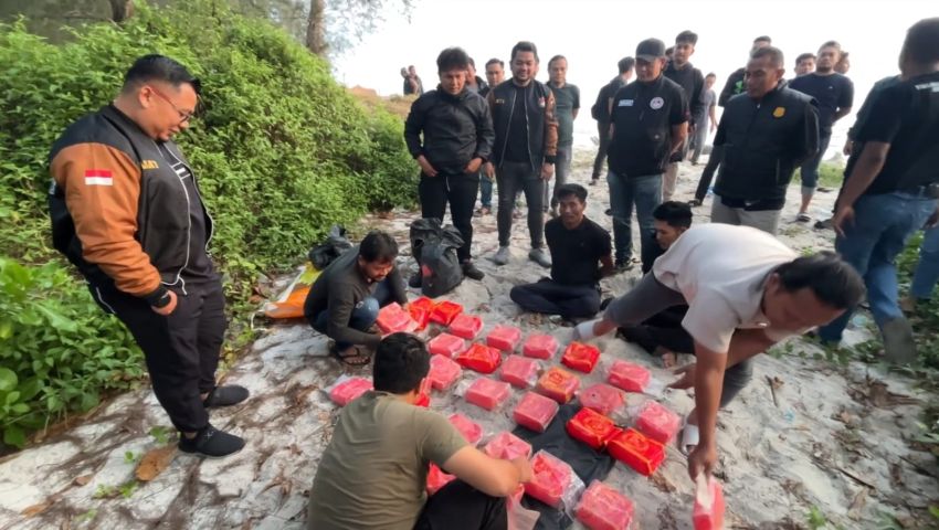 Pengembangan Kasus, Polrestabes Medan Ringkus Dua Kurir dan Sita 50 Kg Sabu Jaringan Antarpulau