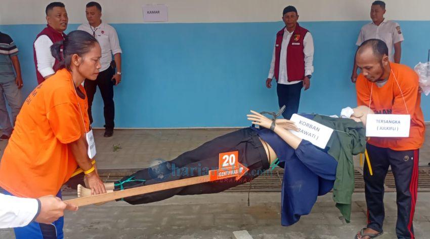 33 Adegan Ungkap Detik-Detik Pembunuhan Mertua oleh Mantan Menantu di Sergai