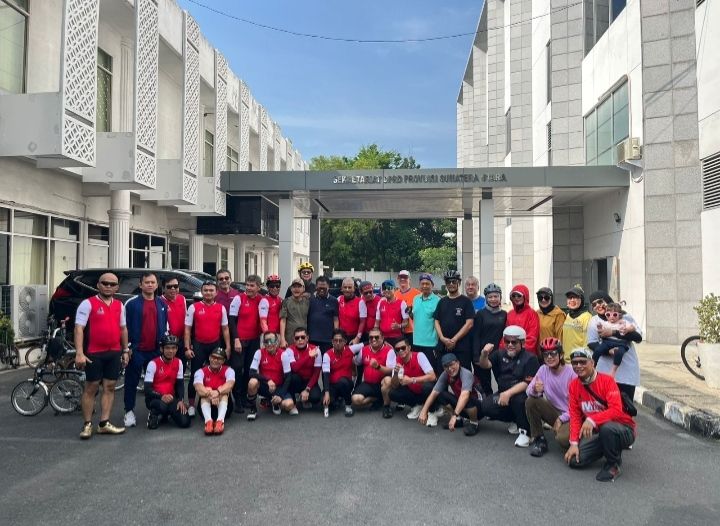 Wakil Ketua DPRD SU Gowes Bareng RBICC Medan Perkuat Kebersamaan dan Hidup Sehat