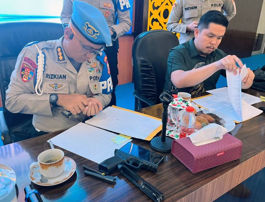 Mabes Polri Periksa Senpi Personel Polres Belawan