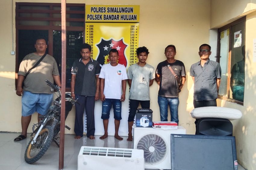 Tiga Tersangka Pencurian dengan Pemberatan Diringkus di Simalungun