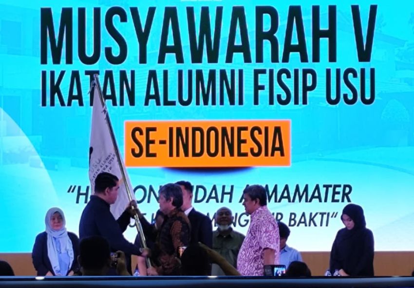Dikki Anugerah Terpilih Aklamasi Sebagai Ketua Umum IKA FISIP USU 2026-2030