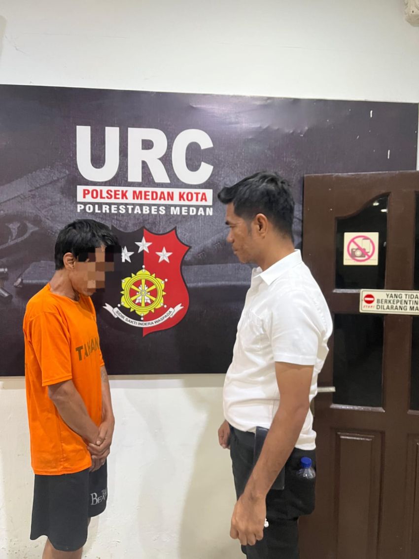 Tiga Kali Beraksi, Residivis Curanmor Bersama Rekannya Diciduk Polsek Medan Kota