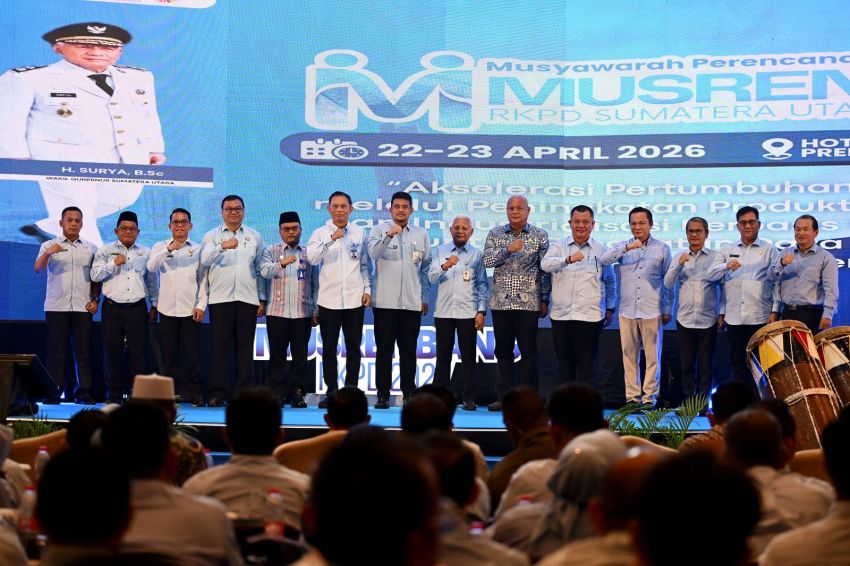 Gubernur Bobby Nasution Teken MoU Pengendalian Inflasi