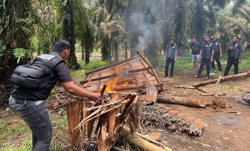 Polres Binjai Grebek Barak Narkoba di Kecamatan Selesai Langkat