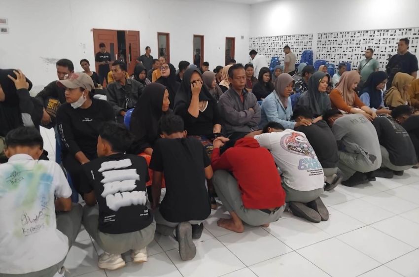 Konvoi dan Ugal-Ugalan Bersepeda Motor, 49 Pelajar SLTA Diamankan Polsek Biru-biru