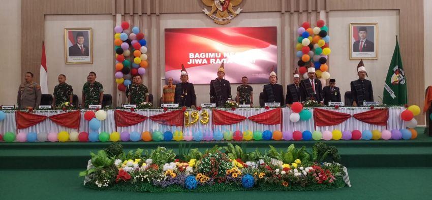 Perayaan Hari Jadi Ke 193, DPRD dan Pemkab Simalungun Gelar Rapat Paripurna di Pematangraya