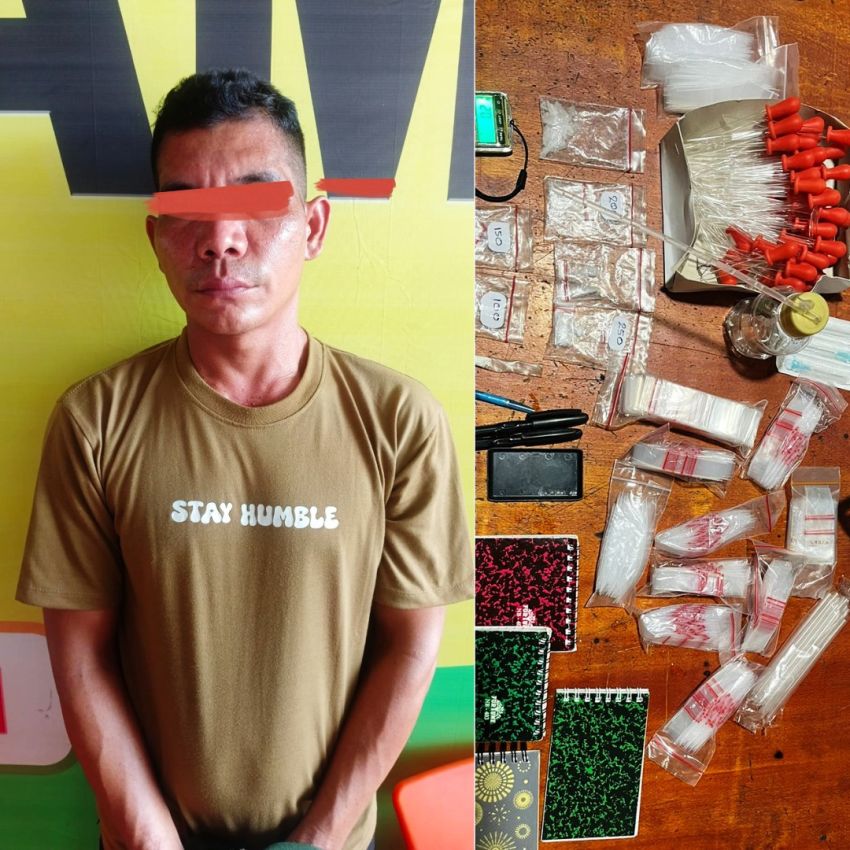 Sempat Kabur Lompat ke Sungai Saat Digrebek, Terduga Bandar Sabu di Desa Pamah Dairi Ditangkap di Aceh