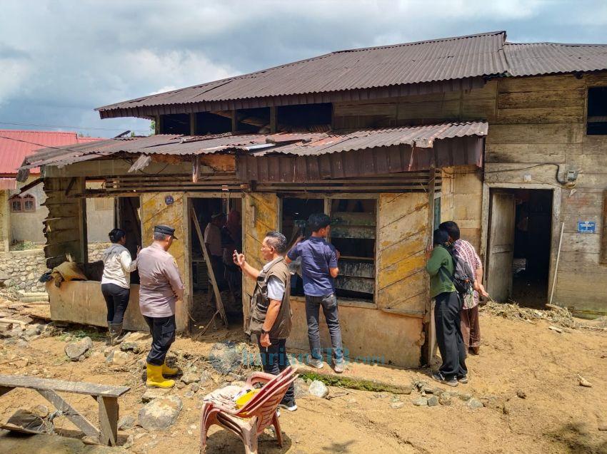 Banjir Simangumban Terjang 196 Rumah, 15 Hektare Sawah Gagal Panen