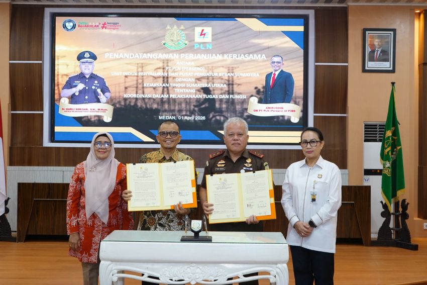 Kejati Sumut dan PT PLN UIP-PBSU Lakukan Kerja Sama Bidang Hukum Datun