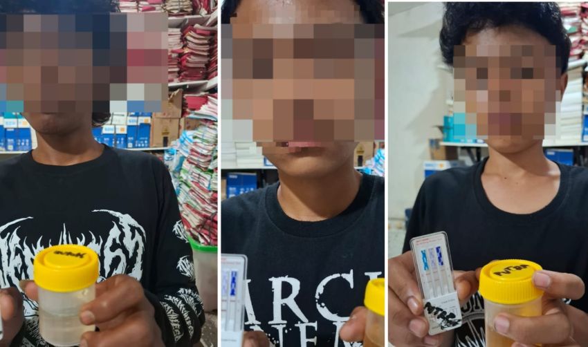 Duduk Santai di Pinggir Sungai, Tiga Remaja Positif Narkoba
