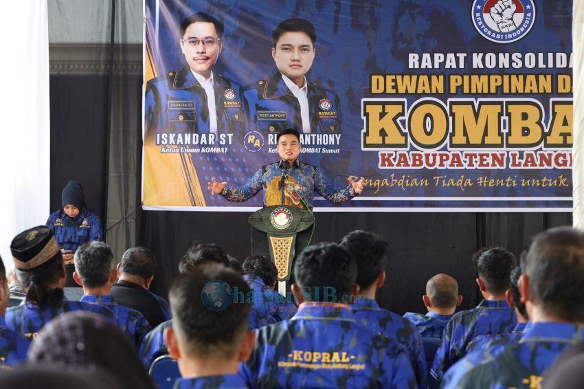 DPD Kombat Langkat Gelar Konsolidasi, Targetkan Raup 150 Ribu Kader Hingga 2029