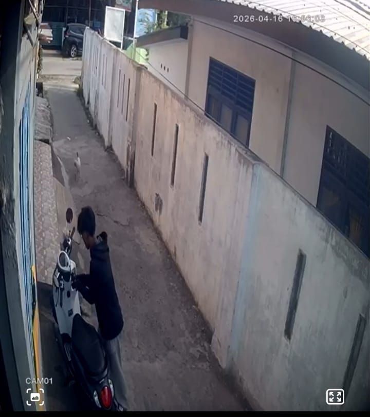 Halalbihalal Berujung Petaka, Motor Tamu Raib Digondol Maling di Medan Denai