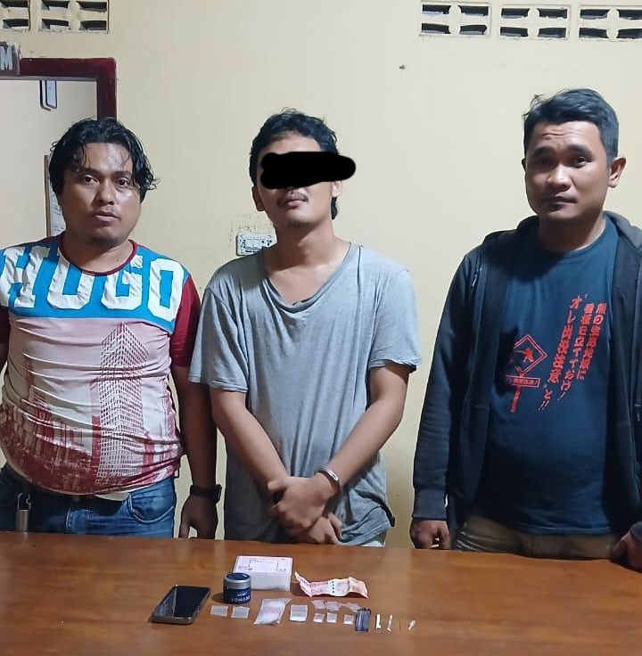 Polsek Bosar Maligas Bekuk Seorang Mahasiswa Terduga Pengedar Sabu
