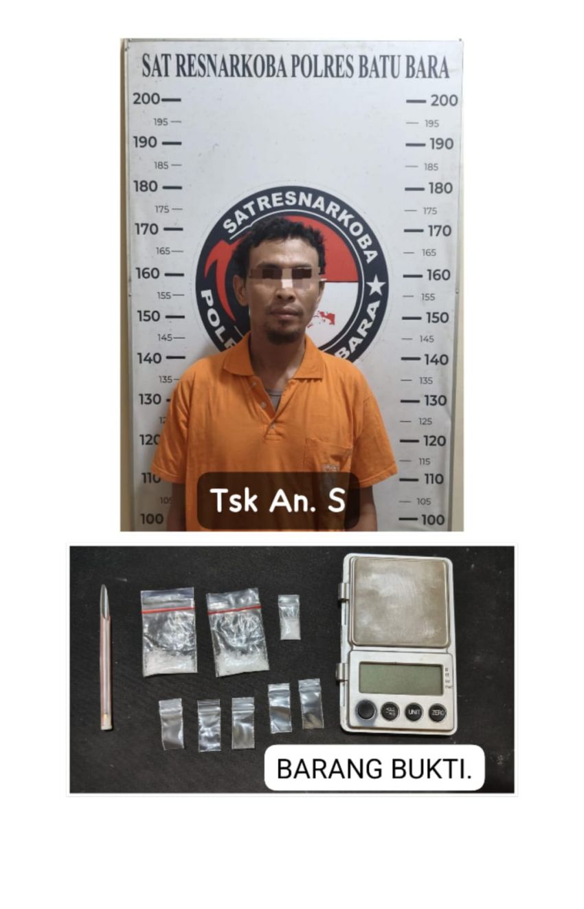 Polres Batubara Ungkap Kasus Narkotika Jenis Sabu, Satu Tersangka Diamankan