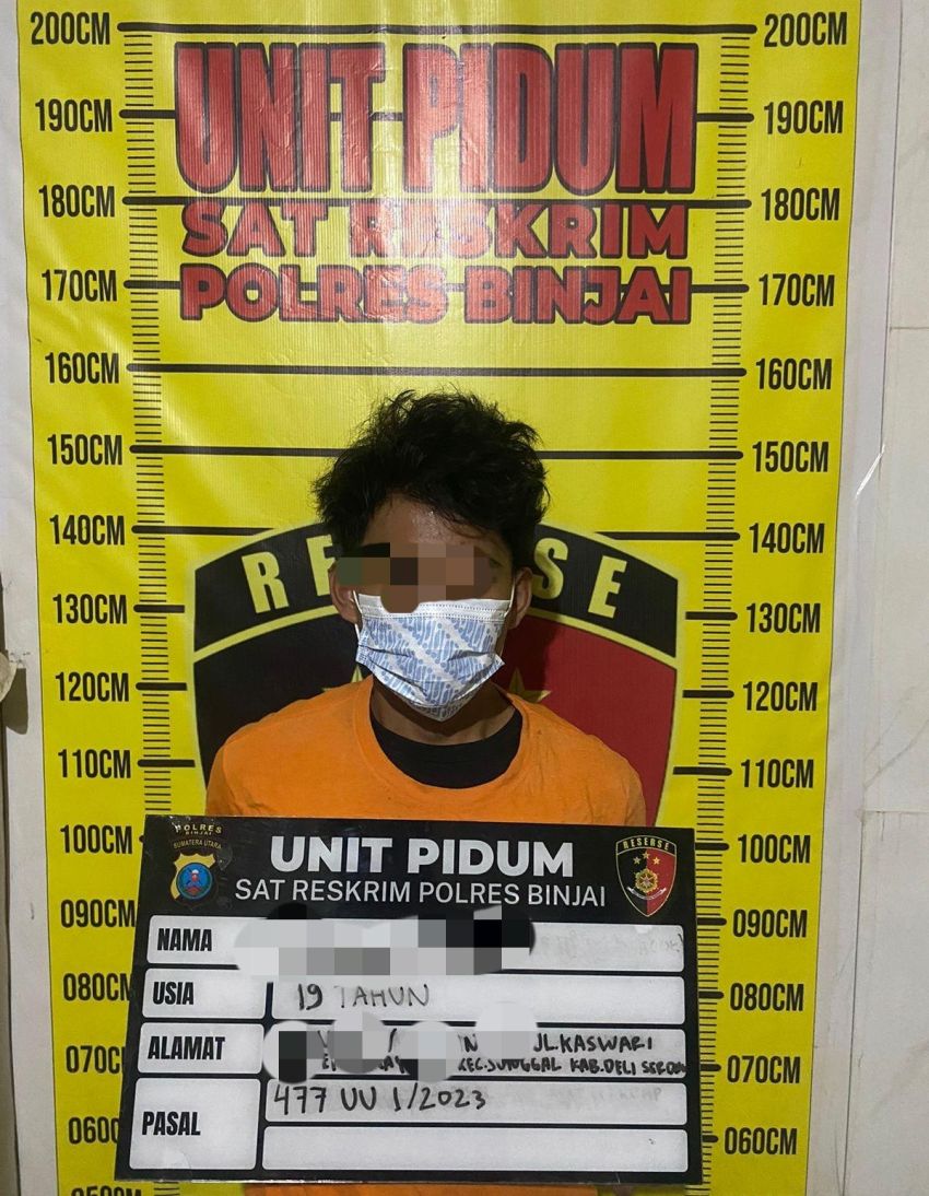 Tim Cobra Polres Binjai Ringkus Pelajar Pelaku Curanmor di Area Fitness
